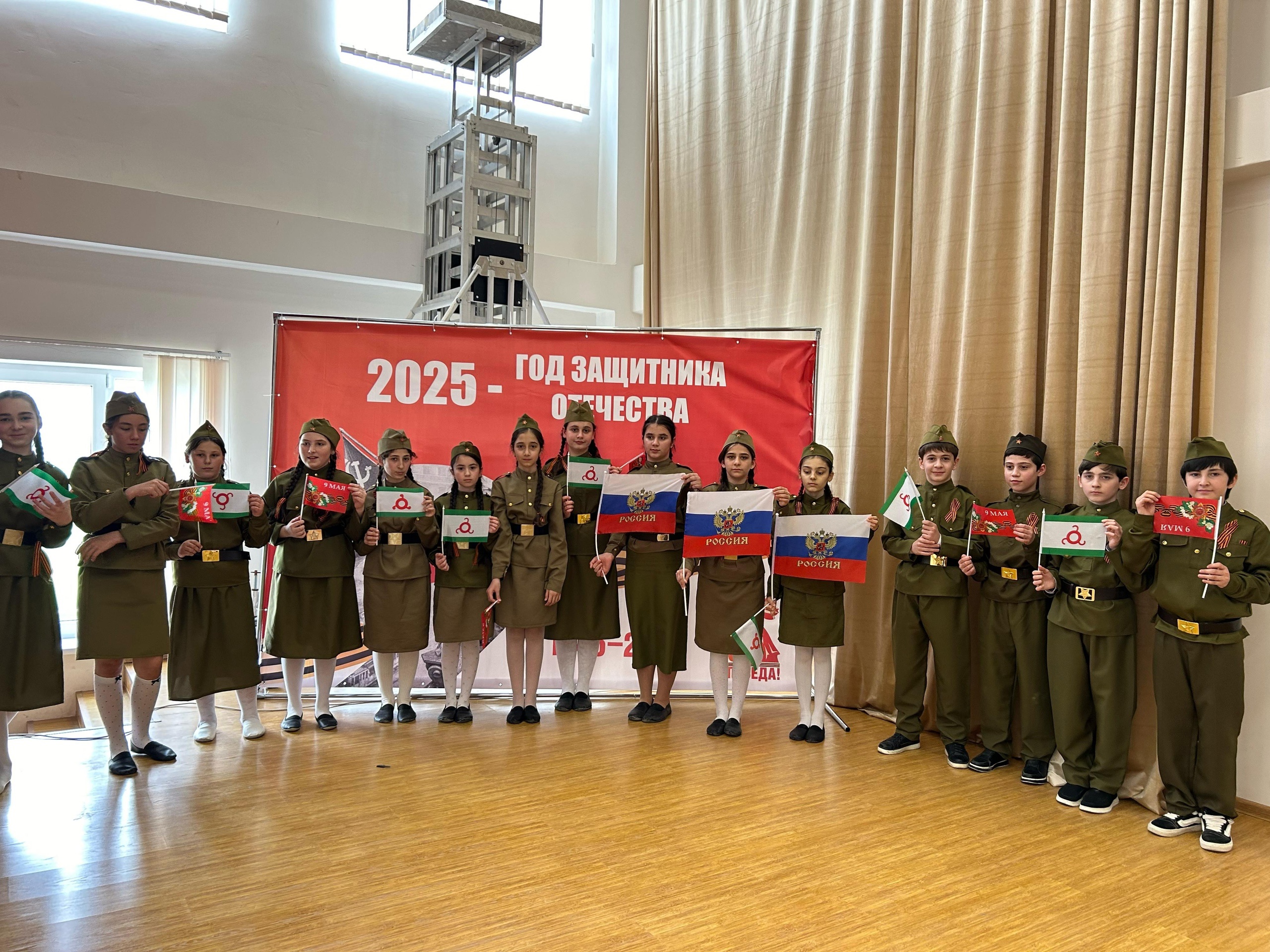Праздничный концерт в честь Дня Победы.